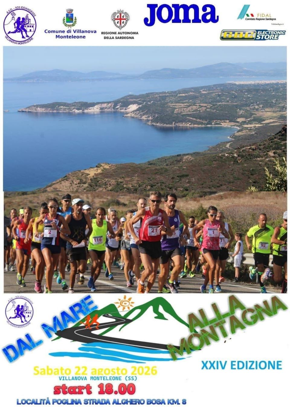 Dal mare alla montagna 2026 — Locandina
